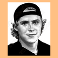 Will Smith Hockey SJS Portrait With A Backwards Hat 8x10"